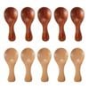 Anygleam Mixed Color Wooden Kitchen Spoons 10-Pc Tableware Set