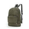 Tosca Ladies Zip/Fold Away Weekend Travel Backpack/Shoulder Khaki Stitch