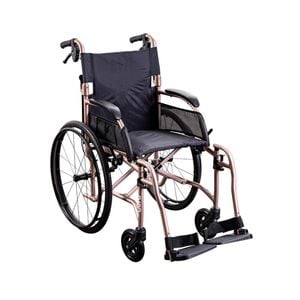 Unicare Health-410mm-Rose Gold-Aura-Lightweight Manual Wheelchair