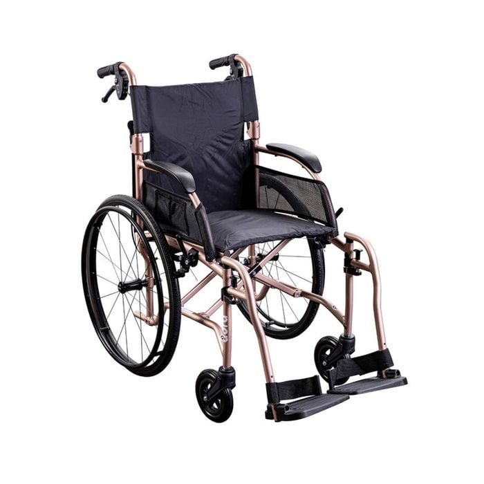 Unicare Health-410mm-Rose Gold-Aura-Lightweight Manual Wheelchair