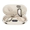 Wireless Earhook Sports Headphones Open-ear Bluetooth 5.4 Earbuds (Beige)
