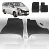 6D Diamond Car Floor Mats for Toyota Hiace Van 2005-2019-Front Set-Black-Outback GT
