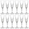 RCR Crystal Melodia Glass Champagne Flutes - 160ml - Pack of 12