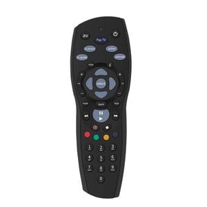 4x Tooleroo Paytv Remote Control Compatible With Foxtel Mystar Sky Nz - Black