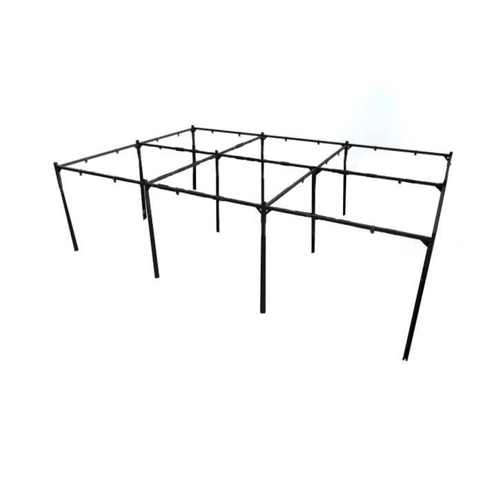 Smai 34 Station Boxing Bag Rack Pack - Option D: Frame Only - Black