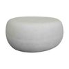 Modern Furniture ROCCO  Indoor & Outdoor Pebble Coffee Table - White Concrete