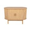 Dining Room Buffet Ribbed Sideboard Cabinet Natural
