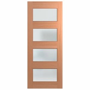 Hume Doors & Timber 1200 x 2340 x 40 Entrance Door Savoy Clear Glass XS24