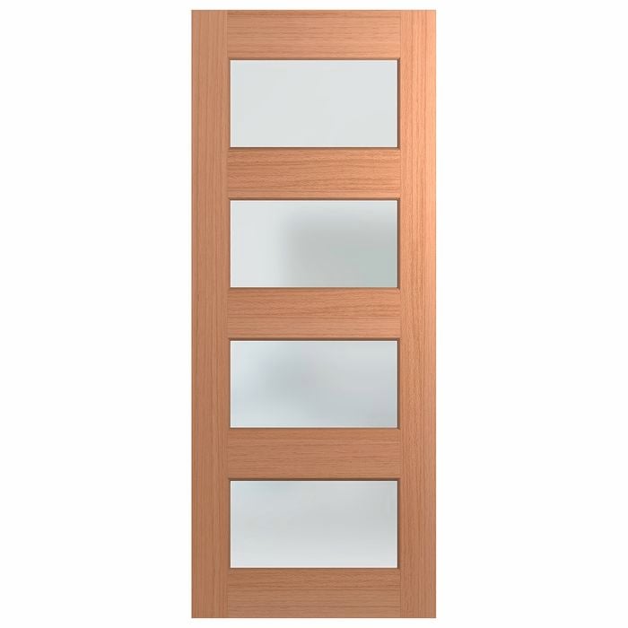 Hume Doors & Timber 1200 x 2340 x 40 Entrance Door Savoy Clear Glass XS24