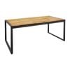 Bolero Acacia Wood And Steel Rectangular Industrial Table 1800mm - Cafe Tables (ds157)