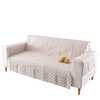 SplendidLiving Sofa Cover Quilted Couch Covers Lounge Pet Protector Slipcovers Beige
