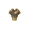 Brasshards 15mm Brass Y Fitting Tap Adaptor LF