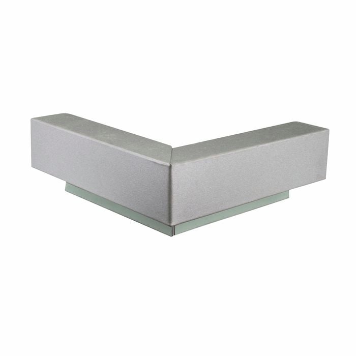 CSR Cemintel 100mm x 100mm Silver Eaves Trim External Corner
