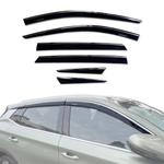 AUSGO Stainless Trim Weather Shields for BYD ATTO 3 2021-Onwards Weathershields Window Visors Wind Deflectors