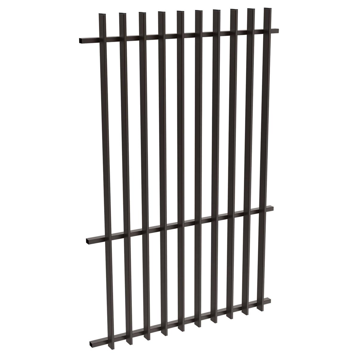 ProtectorAl 0350-1200W x 1800H Satin Black Aluminium Radiator Pool ...