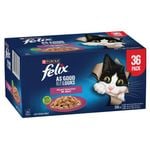 Felix 85g As Good As It Looks Mixed Selections in Jelly Wet Cat Food - 36 Pack