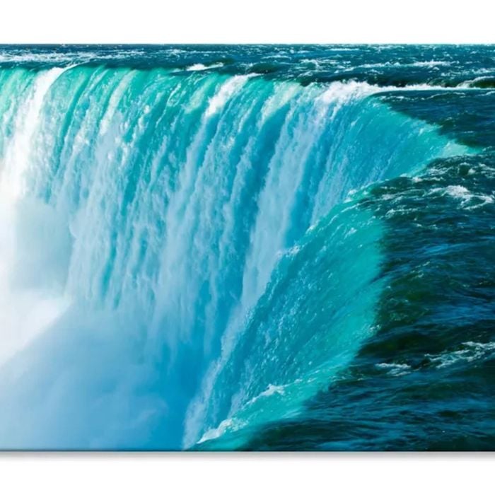 Canadian Or Horseshoe Waterfall  Print 100% Australian Made 75 x 50cm  (Stretched)
