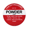 FireShield 200mm ABE Dry Powder Sign
