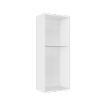 Lugna 2048 x 600 x 380mm White Cabinet Shell