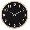 Amalfi Leonard Wall Clock 61cm - Natural/Black