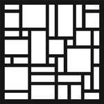 Matrix 58 x 58cm Charcoal Wall Art Tiles