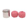 Jumbuck 100m Red and White Twine With Stainless Steel Container