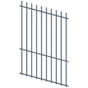 ProtectorAl 350 - 1200 x 1800mm Deep Ocean Raked Up to 15º Batten Pool Fence Panel