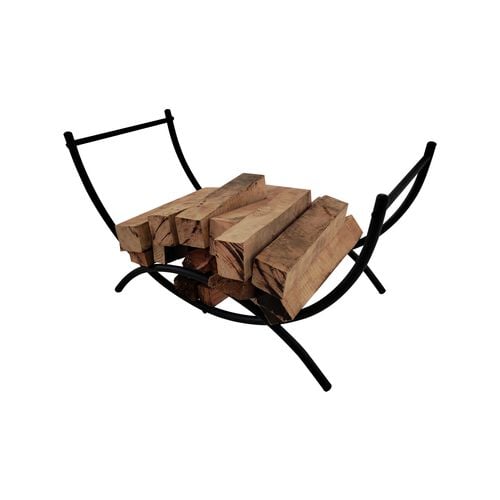 Jumbuck 100kg Curved Steel Firewood Log Storage Rack