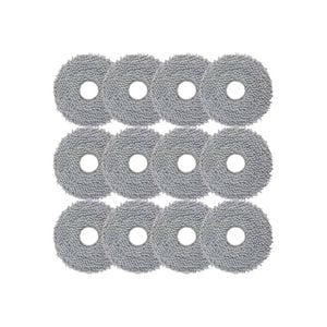 Catzon 12pcs Mop Pads For Roborock P20 Pro Qrevo Curv Edge Vacuum