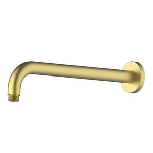Mondella 300mm Brushed Brass Horizontal Shower Arm