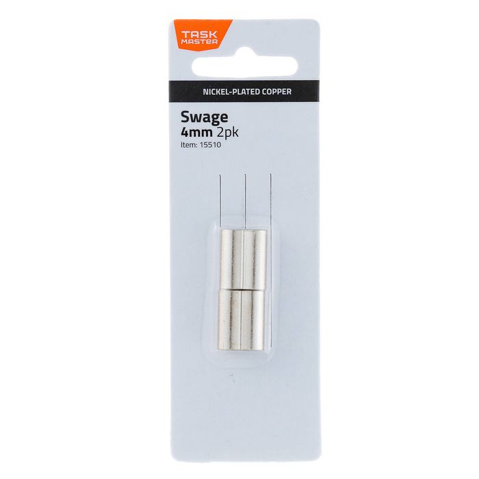 Taskmaster 4mm Copper Swage - 2 Pack