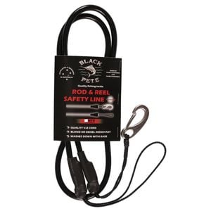 Black Pete Game Fishing Standard Rod & Reel Safety Cable Line Strap 3m