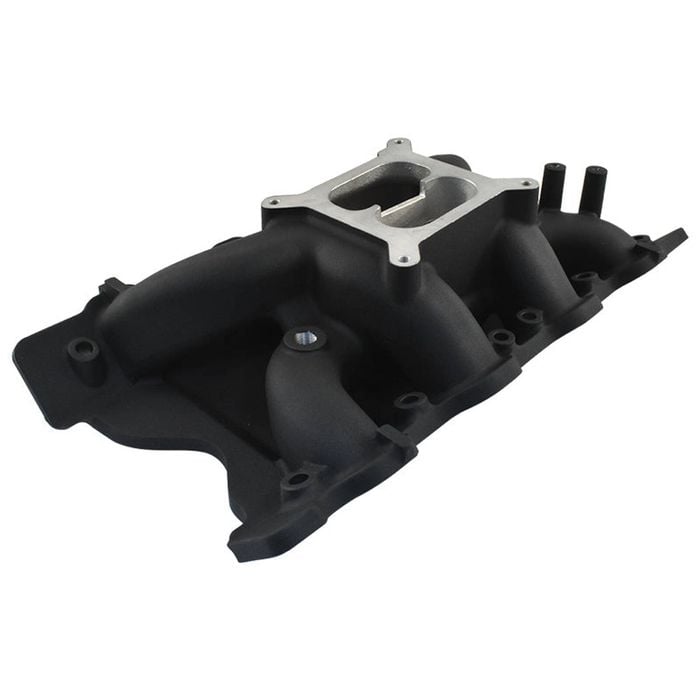 Crosswind Ford Cleveland 351C Dual-Plane Intake Manifold, Black Finish