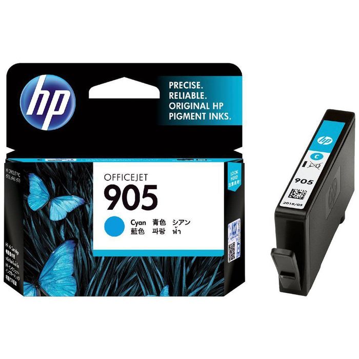 HP GENUINE Original HP 905 Cyan Ink Cartridge J7K33A J7K34A 6950 6960 6970 T6L89AA