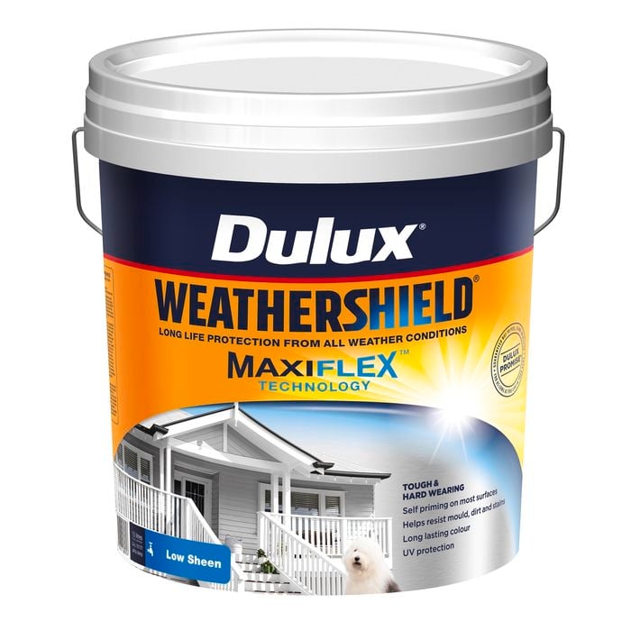 Dulux 15L Ultra Deep Low Sheen Weathershield Exterior Paint