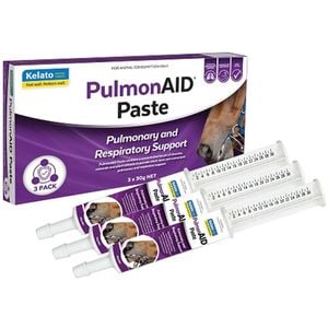 Kelato Pulmonaid Paste Pulmonay & Respiratory Support For Horses 3 X 30g