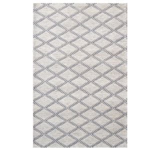 Handwoven Wool Rug-Darwin 6348-Ivory-110x160cm