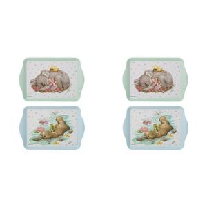 2x 2pc Ashdene Aussie Fairies Platypus/Koala Serving Platter Scatter Tray