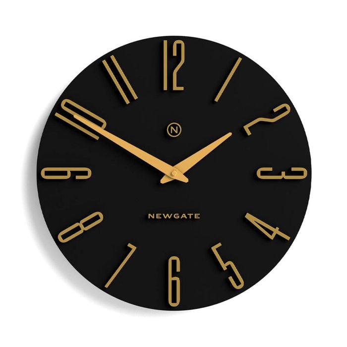 Newgate Empire State Wall Clock-black