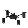 CLA Lighting Tache Interior Spot Ceiling Light (with Adjustable Black 4 Heads) IP20