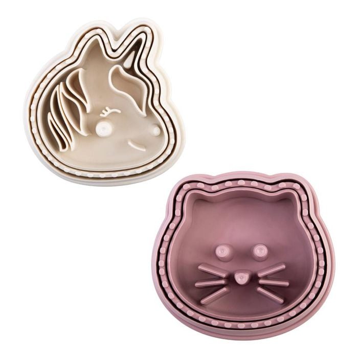 Melii Luxe 3 1 Sandwich Cutters - Unicorn & Cat