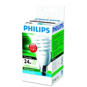 Philips Spiral E27 CFL 1450Lm Cool Daylight 24W Globe