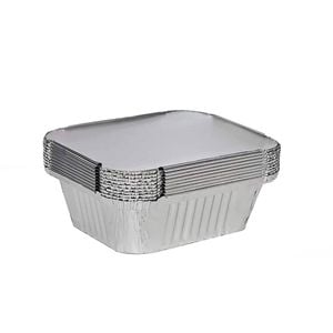 Aluminium Foil Tray With Lid Disposable Container Bbq Oven Baking Roasting Tray
