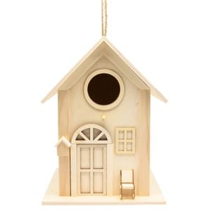 Boyle Wood Birdhouse with Open Top