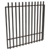 ProtectorAl 1201-1500W x 1500H Satin Black Aluminium Batten Garden Gate