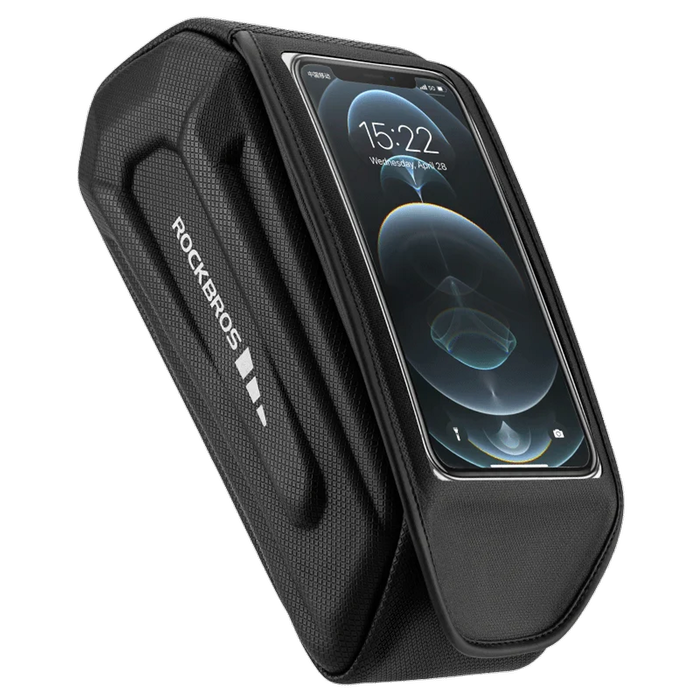 NNEOBA 1.7L Waterproof Frame Bike Touchscreen Case Holder Bag Black