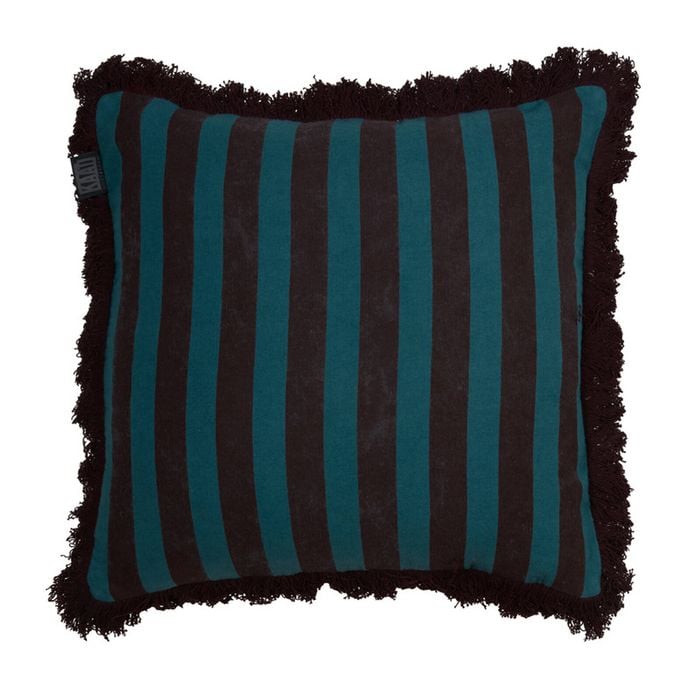 KAAT Amsterdam Viggo Red Stripe Square Filled Cushion 45cm x 45cm