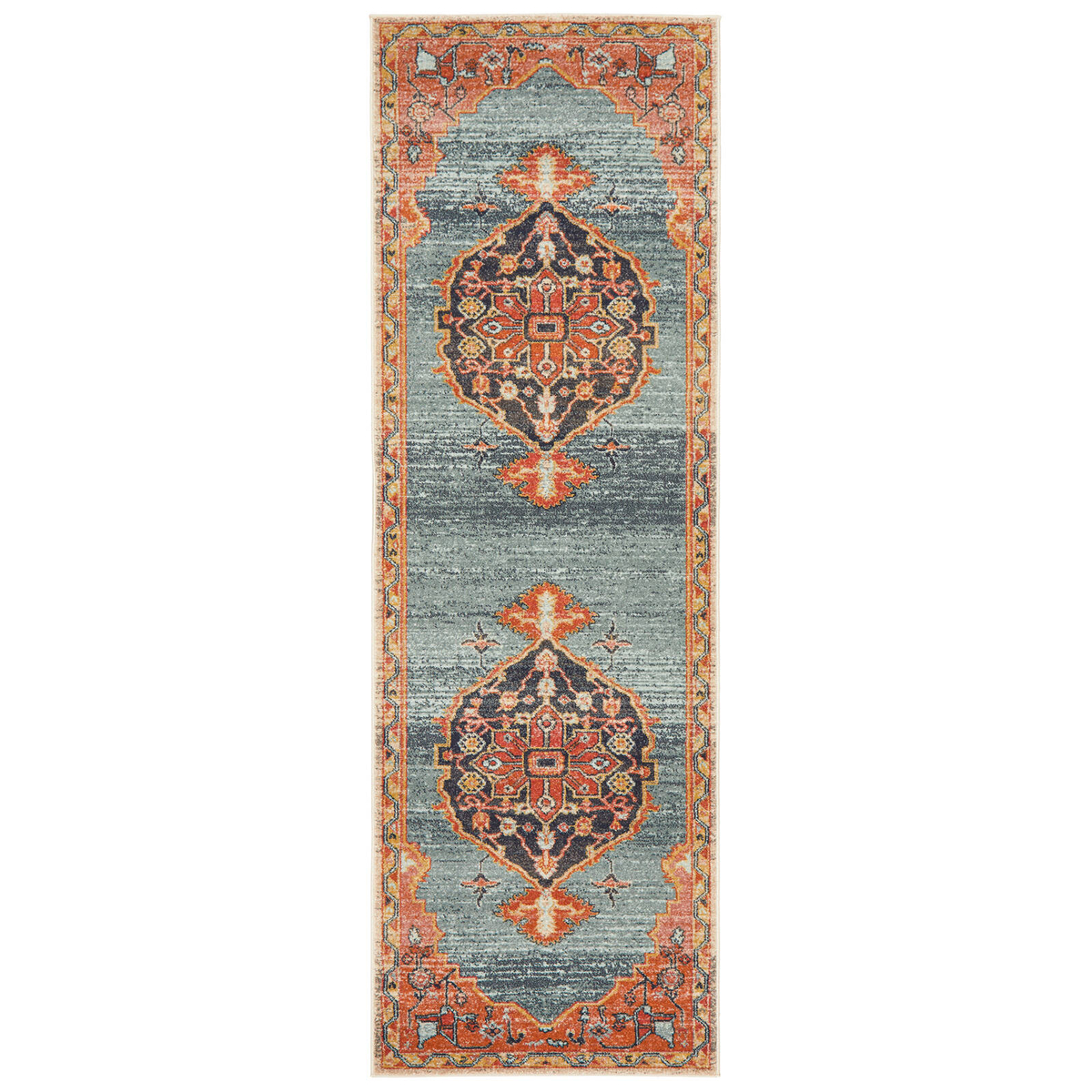 Heritage 862 Rust 500x80cm Rug - Bunnings Australia
