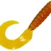 8 Pack of Zman 2.5 Inch Grubz Soft Plastic Lures -  Amber