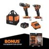 AEG Powertools 18V Brushless Sub Compact 2-Piece 4.0Ah Kit